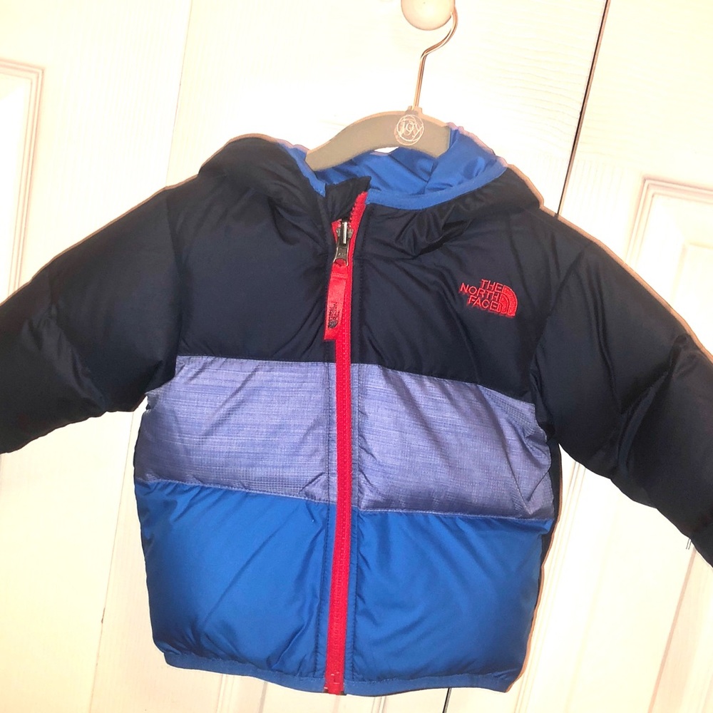 Baby boy’s North Face Reversible down jacket